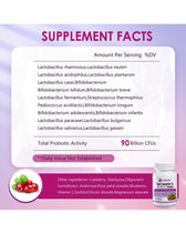 Load image into Gallery viewer, OMOGS Women's Probiotic with Cranberry Extract and Organic Prebiotics