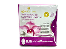Load image into Gallery viewer, Women's Haven Organic Sanitary Napkins With Graphene Strip