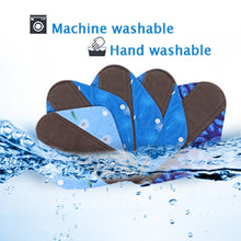 Load image into Gallery viewer, Teamoy Reuseable Sanitary Cloth Napkins (Pack of 10)