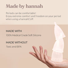 Load image into Gallery viewer, Hannah 100% Medical Grade Menstrual Cup