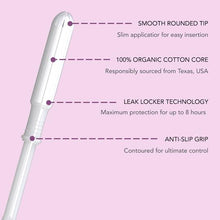 Load image into Gallery viewer, Rael Organic Cotton Tampons