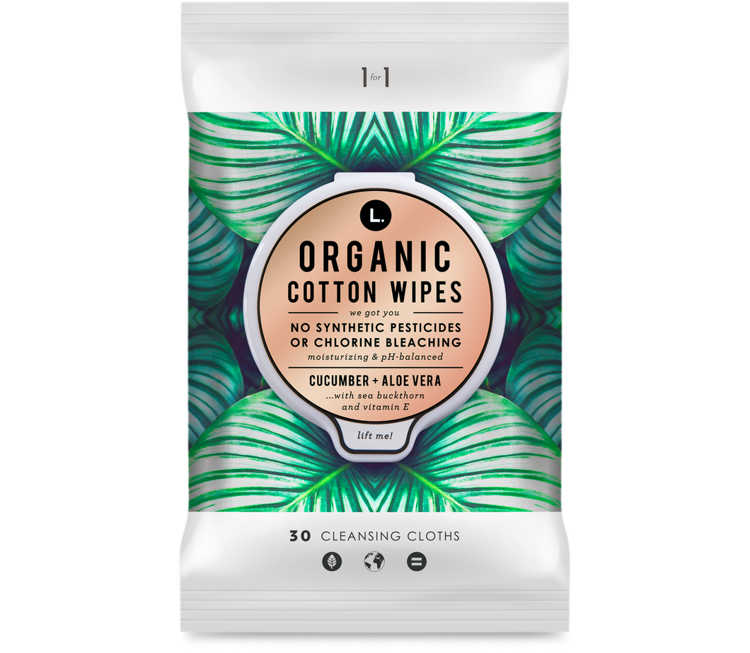 L. Organic Cotton Wipes