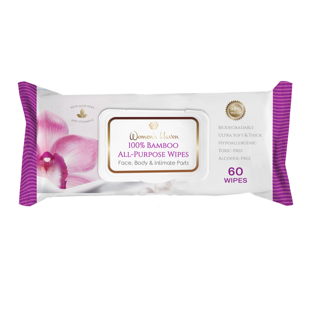 Women's Haven 100% Bamboo All-Purpose Wipes