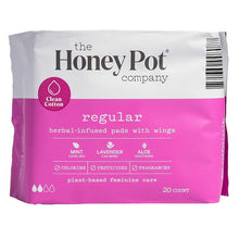 Load image into Gallery viewer, The Honey Pot Co. Herbal Infused Regular Pads