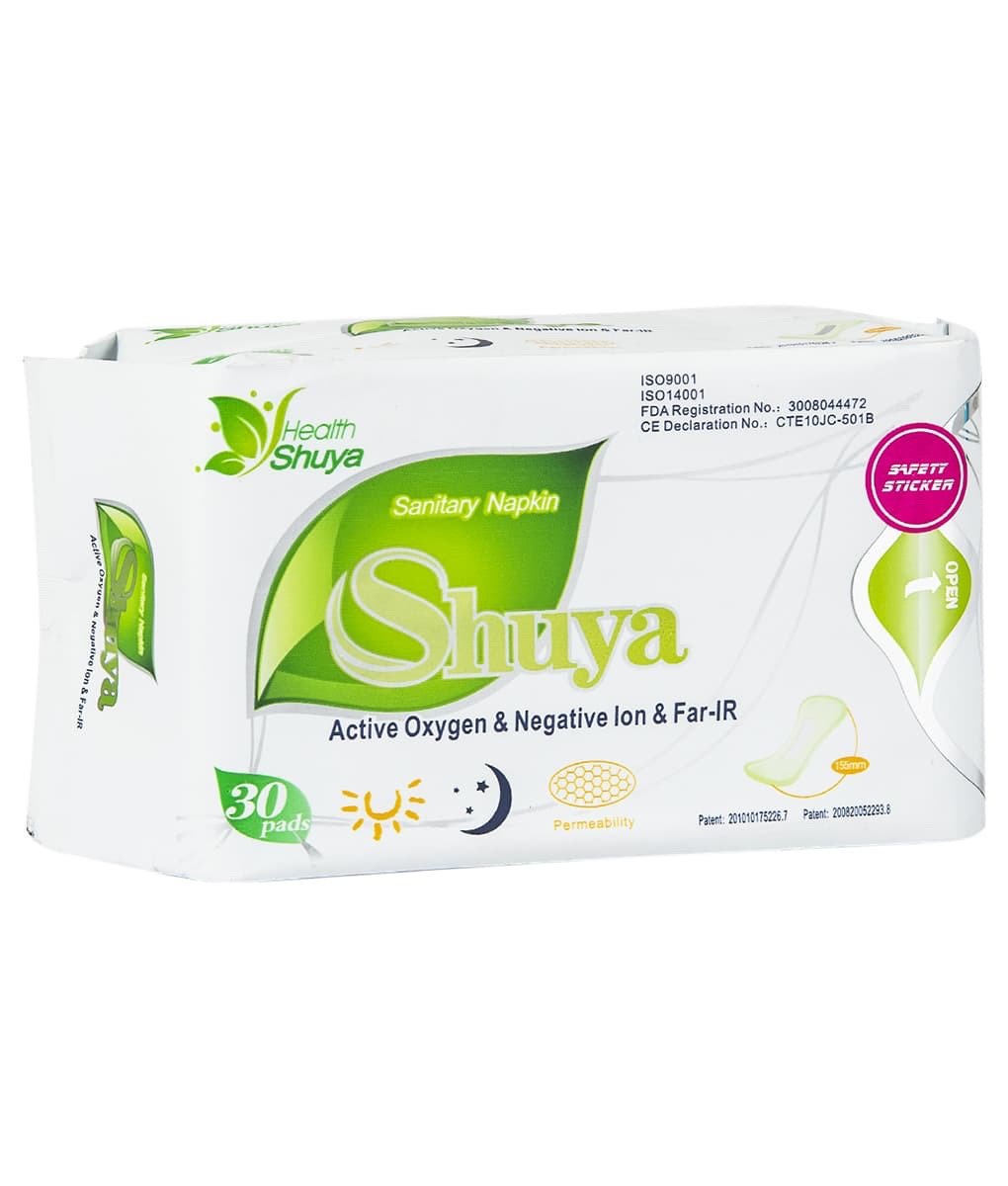 Shuya Negative Ion & Active Oxygen Panty Liners With Anion Strip